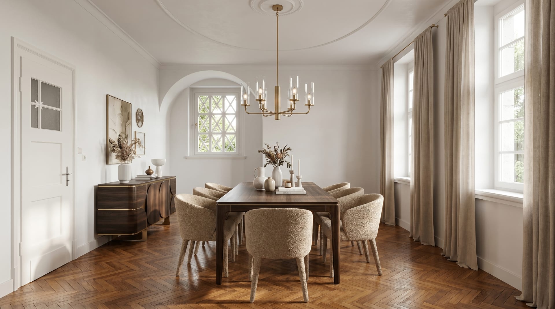 Wohnzimmer nach virtuellem Staging