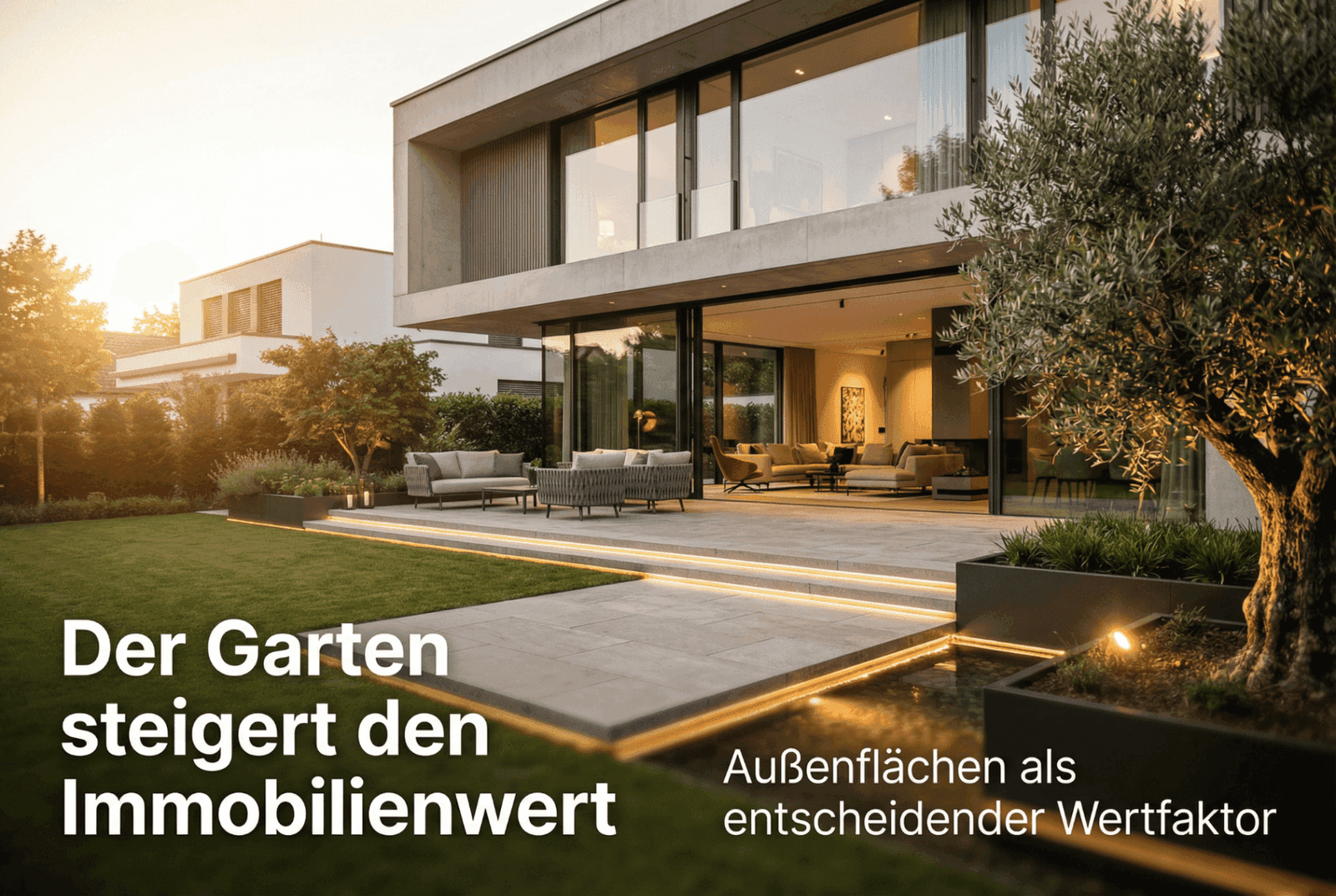 Garten als Werttreiber: Wie Außenflächen den Immobilienwert steigern