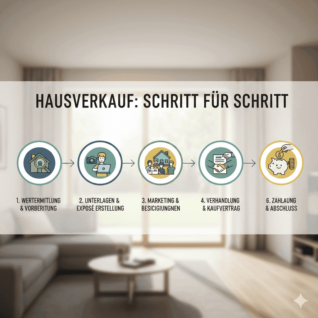 Immobilienverkauf Ablauf – 10 Schritte zum erfolgreichen Verkauf