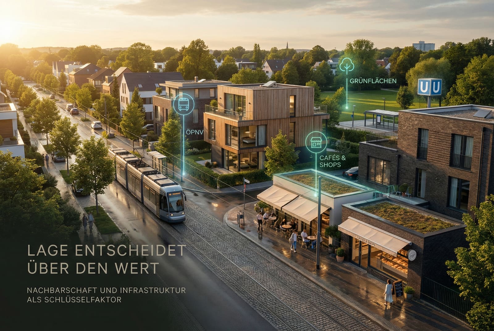 Nachbarschaft und Infrastruktur: Was den Immobilienwert bestimmt