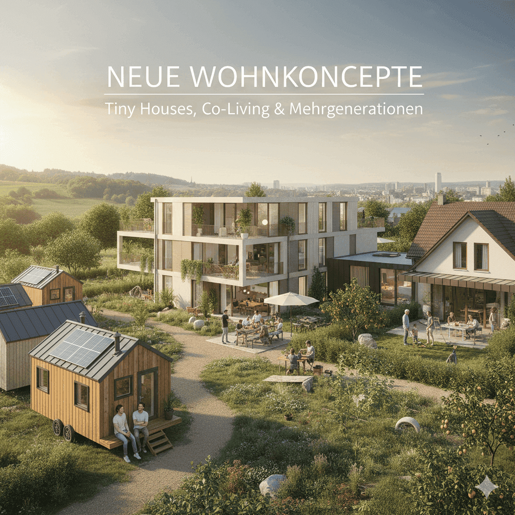 Neue Wohnkonzepte: Tiny Houses, Co-Living & Mehrgenerationen