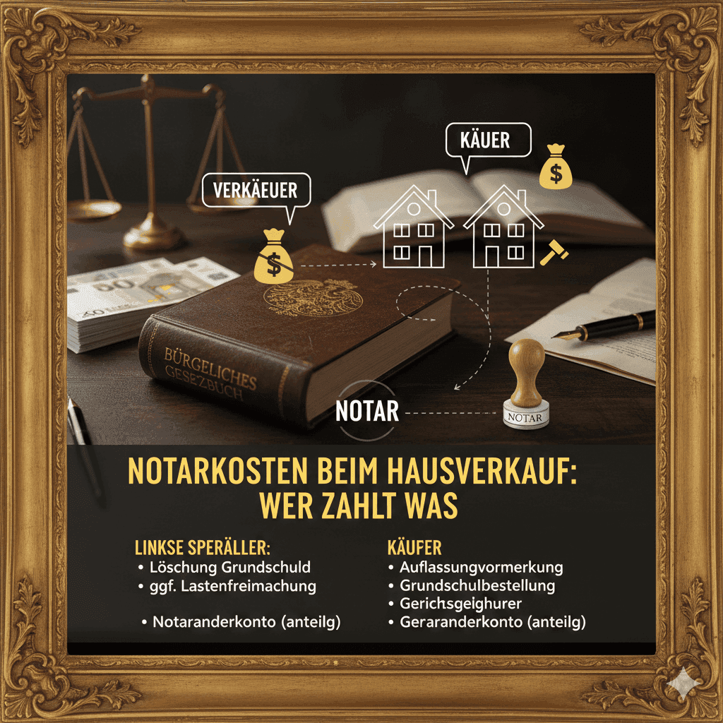Notarkosten beim Hauskauf: alle Posten nach GNotKG