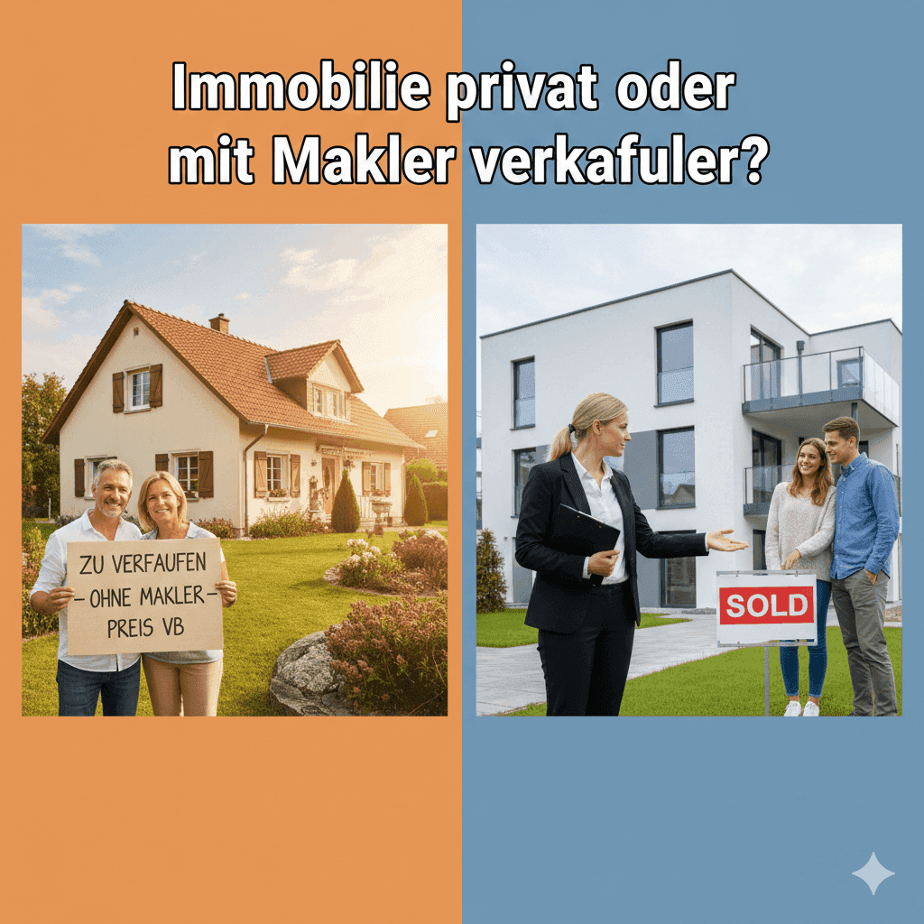 Privatverkauf vs. Makler – objektiver Vergleich beim Immobilienverkauf