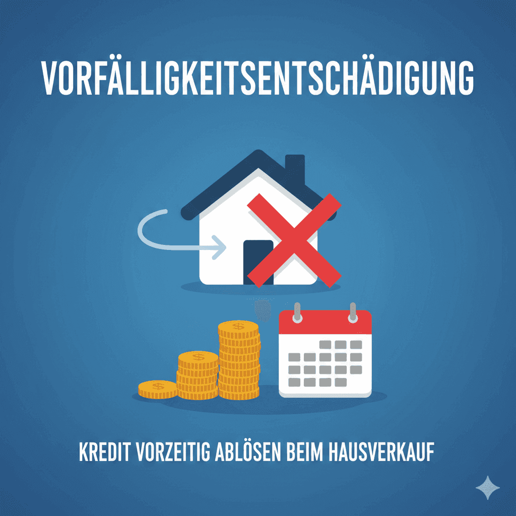 Vorfälligkeitsentschädigung: Kredit vorzeitig ablösen beim Hausverkauf